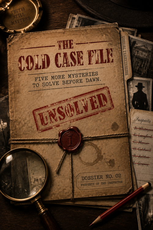 The Cold Case Bonus File — 5 Extra Mini-Cases