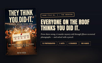 They Think You Did It- A Murder Mystery Puzzle Book
