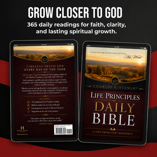 NASB, The Charles F. Stanley Life Principles Daily Bible