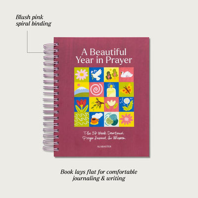A Beautiful Year in Prayer - 52 Week Guided Prayer Journal for Women