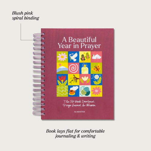 A Beautiful Year in Prayer - 52 Week Guided Prayer Journal for Women