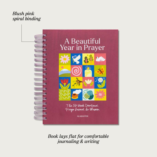 A Beautiful Year in Prayer - 52 Week Guided Prayer Journal for Women