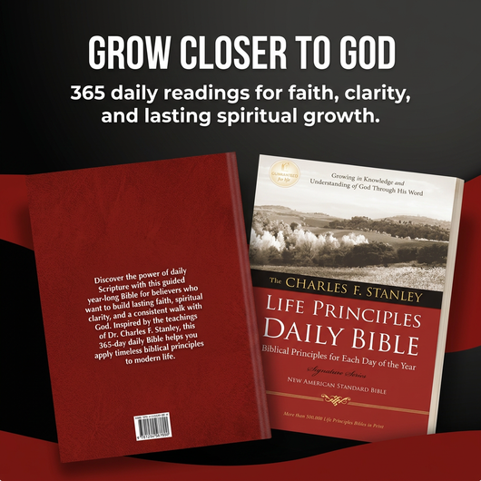 NASB, The Charles F. Stanley Life Principles Daily Bible